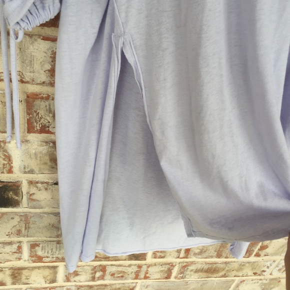 Free People Open Back Lilac Boho High Low Dress L - Picture 8 of 12